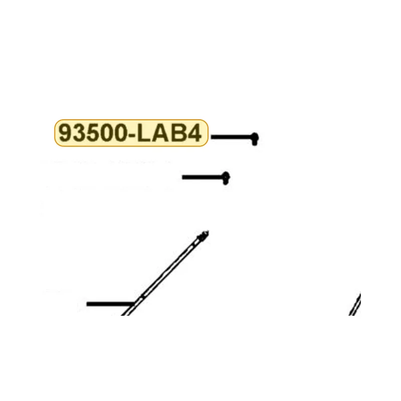 93500-LAB4-900 SCREW FLANGE 4*10 — diagram cutout