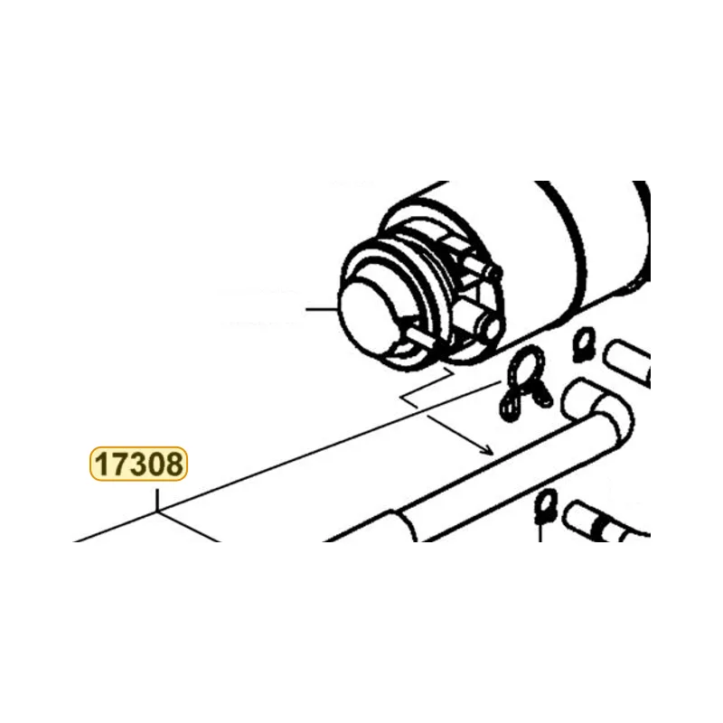 17308-LFB5-900 TUBE ASSY CANISTER-A/C — diagram cutout