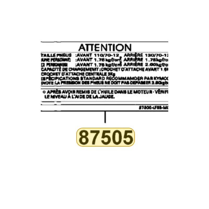 87505-LFB5-MG0-T01 LABEL TIRE — diagram cutout