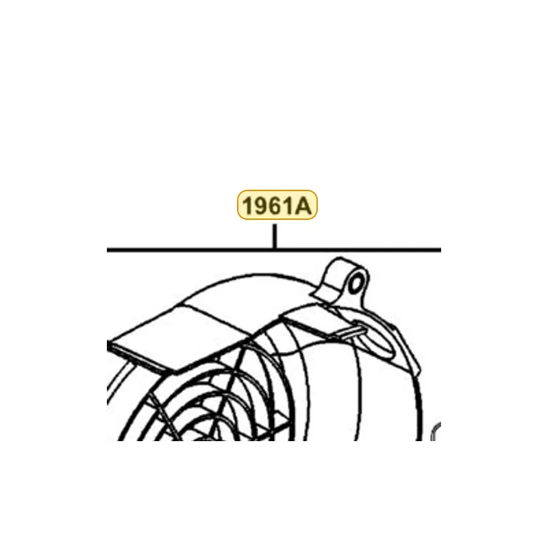 1961A-LGH6-E00 COVER ASSY FAN — diagram cutout