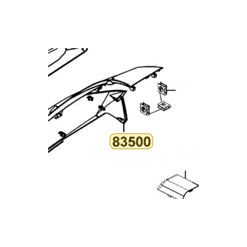 83500-LFB5-900-HUP COVER R BODY — diagram cutout