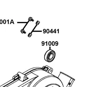 91009-KKC3-900 BRG BALL RADIAL 6300LLUC3/2A — diagram cutout
