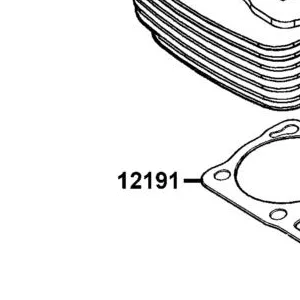 12191-KEC8-9000 GASKET CYLINDER