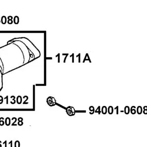 1711A-LLB1-900 PIPE ASSY INLET — diagram cutout