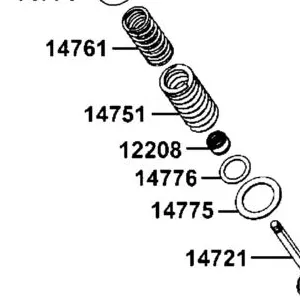 12208-4C13-004 SEAL VALVE STEM — diagram cutout
