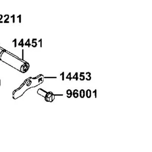 14453-KEC8-900 SET PLATE ROCKER ARM SHAFT — diagram cutout