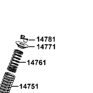 14771-1G07-021 RETAINER VALVE SPRING — diagram cutout