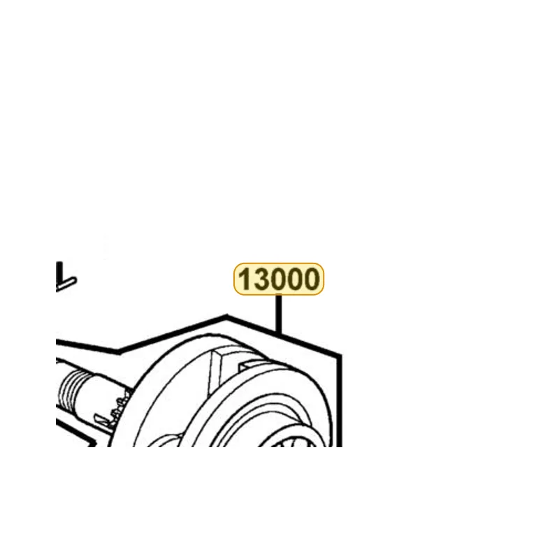 13000-LLB1-900 CRANK SHAFT COMP — diagram cutout