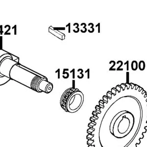 15131-LLB1-900 SPROCKET OIL PUMP DRIVE — diagram cutout