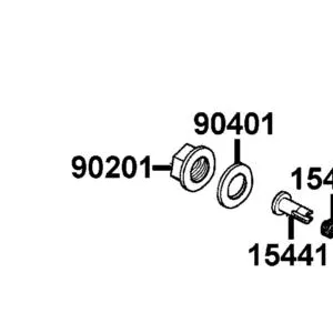 90201-LLB1-900 NUT FLANGE 14MM — diagram cutout