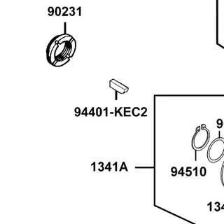94401-KEC2-900 KEY WOODRUFF 16*13 — diagram cutout