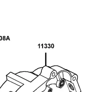 11330-LLB1-900 COVER COMP R CRANK CASE — diagram cutout