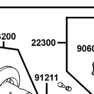 22300-LLB1-900 PLATE ASSY DRIVE — diagram cutout