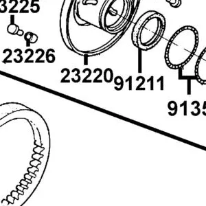 23220-LLB1-900 FACE COMP MOVABLE DRIVEN — diagram cutout