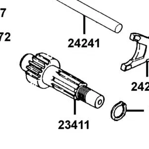 23411-LCA4-E00 SHAFT DRIVE — diagram cutout