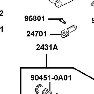 2431A-LLB1-E00 DRUM ASSY GEAR SHIFT — diagram cutout