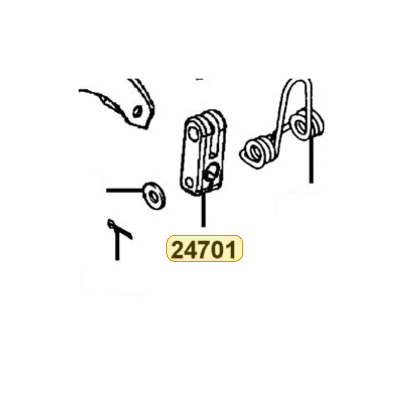 24701-LLB1-900 GEAR CHANGE HANDLE — diagram cutout