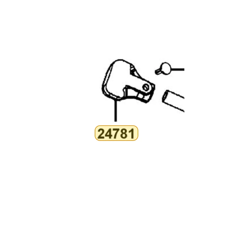 24781-LLB1-900 RUBBER CHANGE HANDLE — diagram cutout