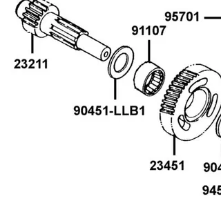 90451-LLB1-900 WASHER THRUST 22MM — diagram cutout