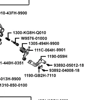 111C-064H-9901 CHOKE LEVER — diagram cutout