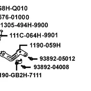 1190-059H-9901 STAY PLATE — diagram cutout