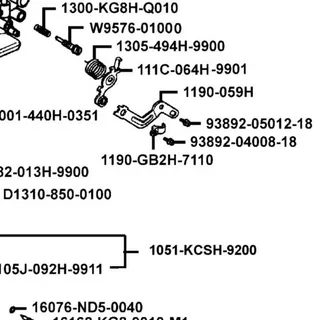 1190-GB2H-7111 STAY PLATE — diagram cutout