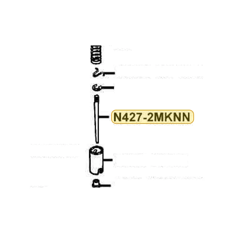 N427-2MKNN JET NEEDLE — diagram cutout