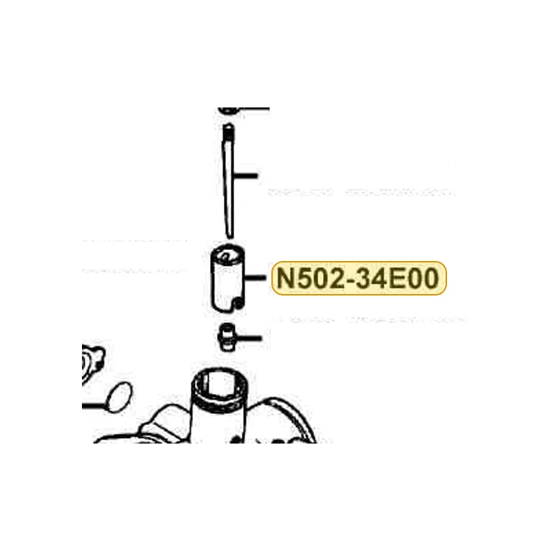 N502-34E00 THROTTLE — diagram cutout