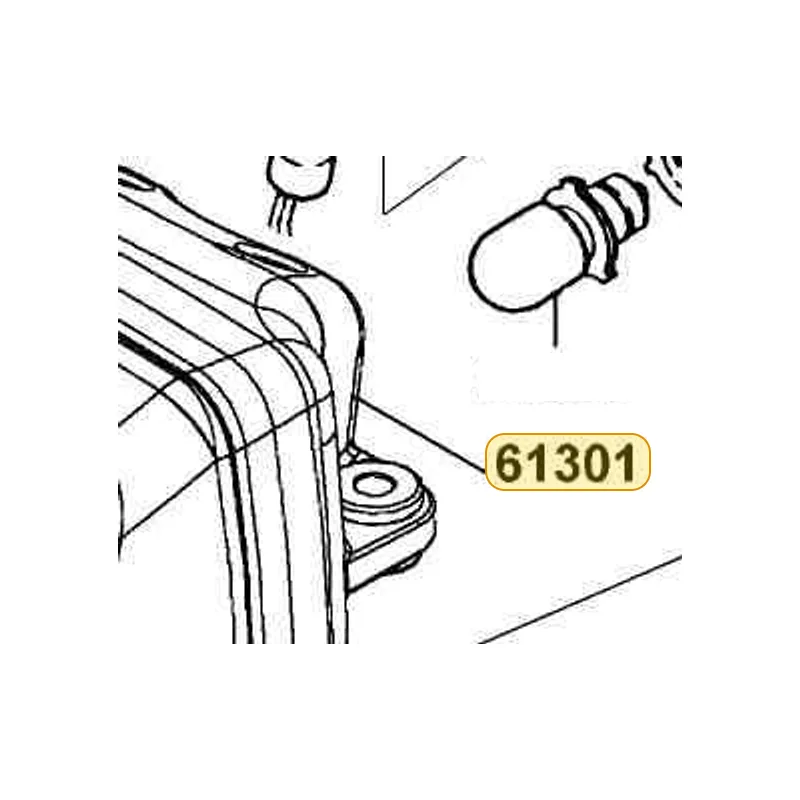 61301-LLB1-900 CASE HEAD LIGHT — diagram cutout