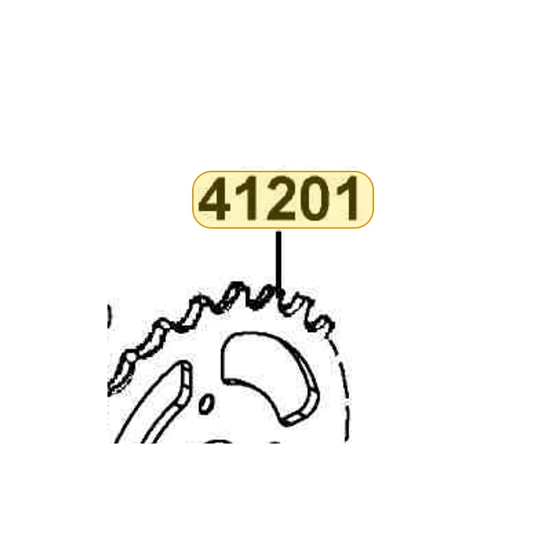 41201-LLB1-900 SPRKT FINAL DRIVEN — diagram cutout