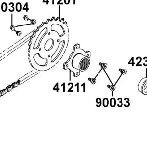 41211-LLB1-900 HOLDER SPROCKET — diagram cutout