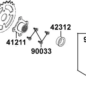 90033-LLB1-900 BOLT STUD 10*20 — diagram cutout