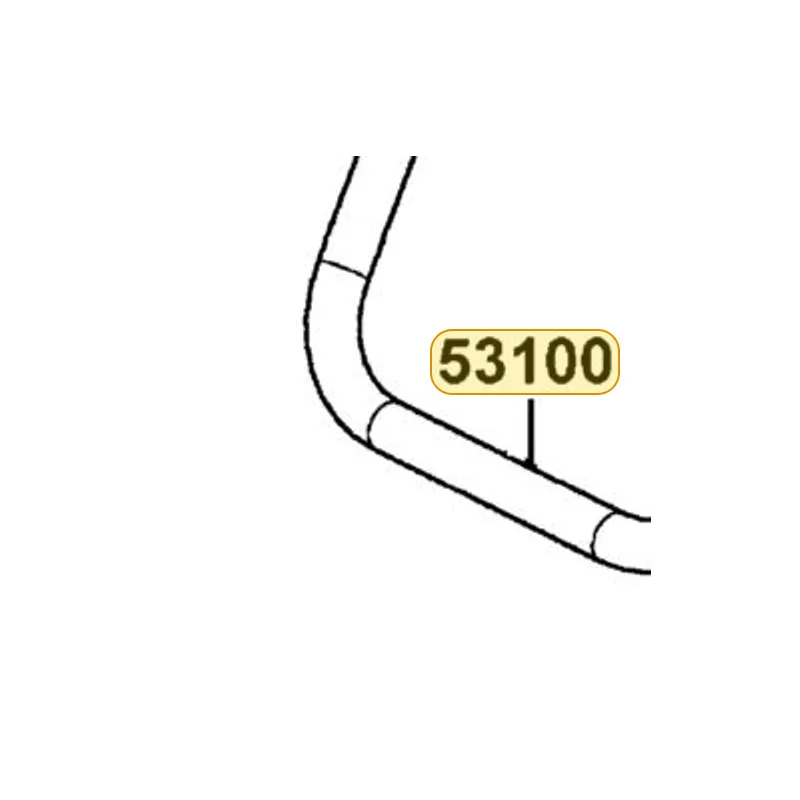 53100-LLB1-900 HANDLE PIPE STEERING — diagram cutout