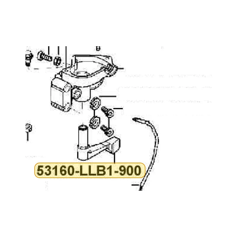53160-LLB1-900 LEVER CHOKE — diagram cutout