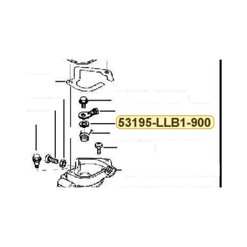 53195-LLB1-900 WASHER FLAT — diagram cutout