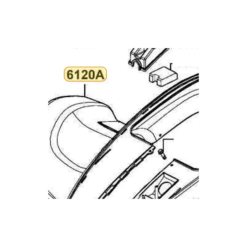 6120A-LLB1-900-C3R FENDER ASSY R FR — diagram cutout
