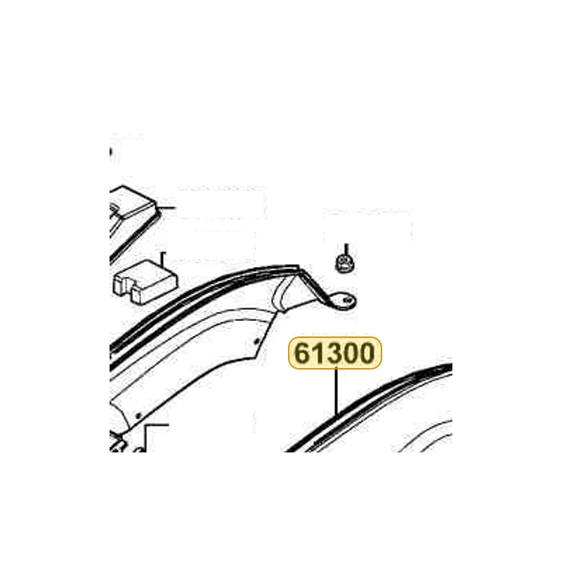 61300-LLB1-900-C3R FENDER ASSY L FR — diagram cutout
