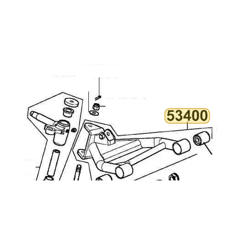 53400-LLB1-900 ARM ASSY R SWING — diagram cutout