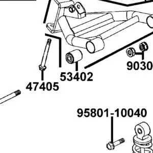 53402-LLB1-900 BUSH SWING ARM — diagram cutout