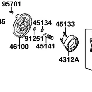 45141-LLB1-900 CAM FR BRAKE — diagram cutout