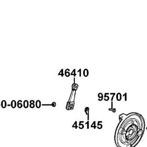 46410-LLB1-900 ARM FR BRK LH — diagram cutout
