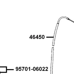 46450-LLB1-900 CABLE COMP FR BRK L — diagram cutout