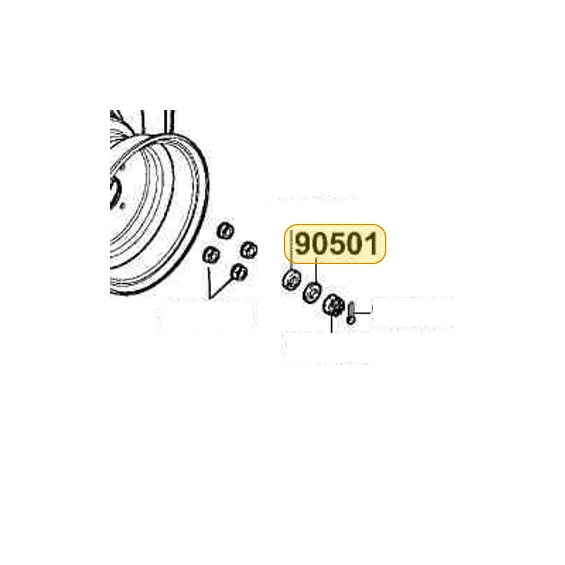 90501-LLB1-900 WASHER 14MM — diagram cutout