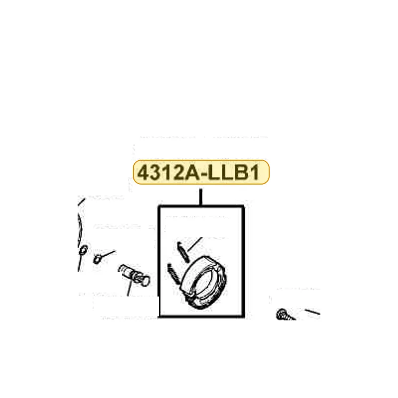 4312A-LLB1-900 SHOE COMP RR BRAKE — diagram cutout