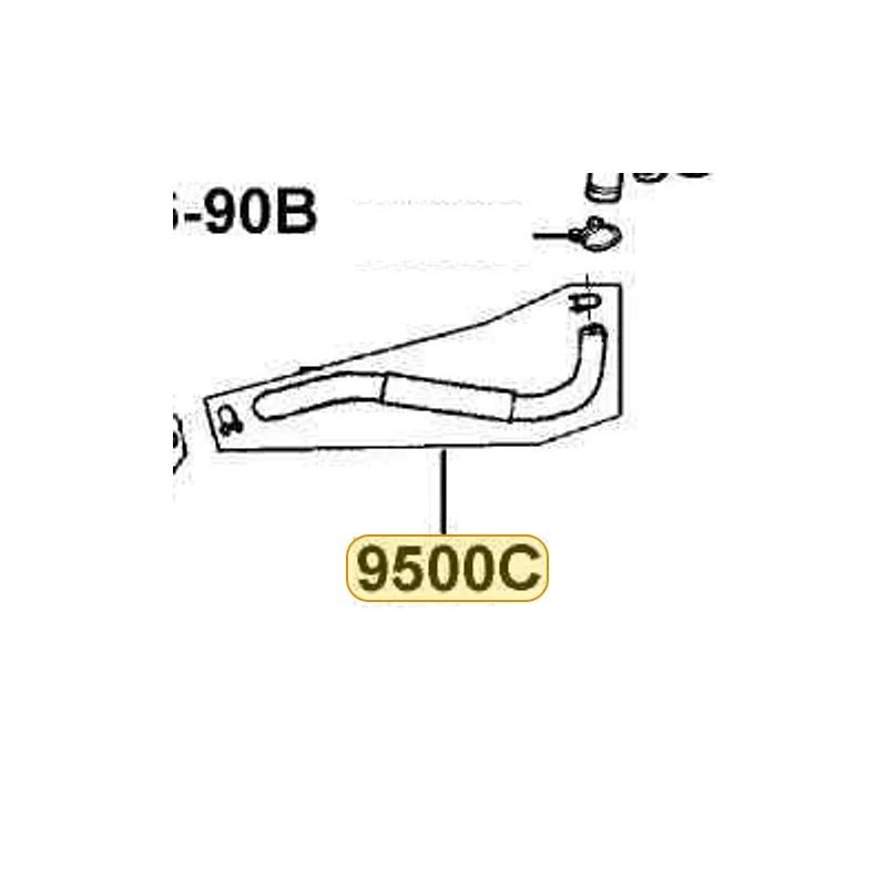 9500C-LLB1-900 TUBE ASSY CHOKE- STRAINER — diagram cutout