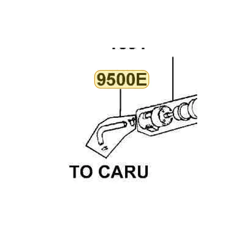 9500E-LLB1-900 TUBE ASSY CHOKE STRAINER-CARB — diagram cutout