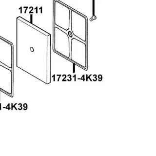 17231-4K39-001 PLATE ELEMENT SET — diagram cutout