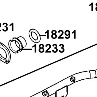 18233-3C83-901 COLLAR EXHARST PIPE JOINT — diagram cutout