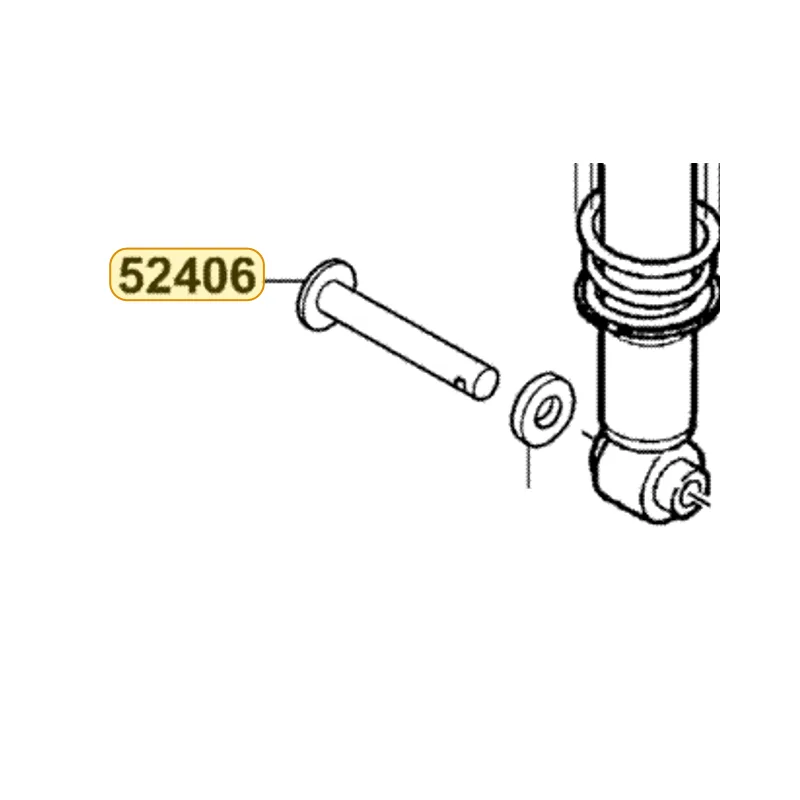 52406-LLB1-900 BOLT RR CUSH — diagram cutout