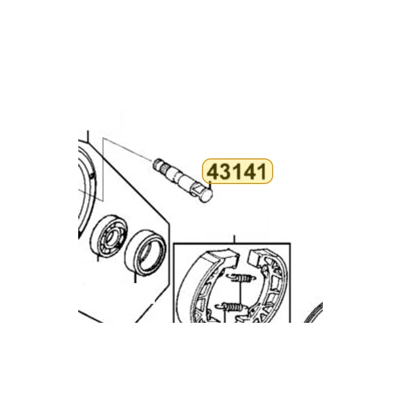 43141-LLB1-900 CAM RR BRAKE — diagram cutout